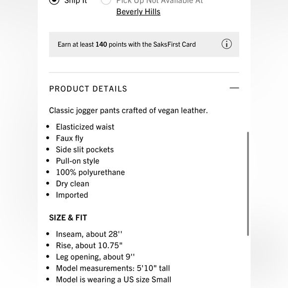 ATM Anthony Thomas Melillo Black Faux Leather Jogger Pants - Picture 13 of 15